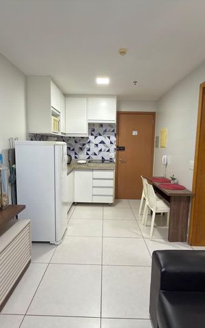 Apartamento para alugar com 33m², 1 quarto e 1 vaga