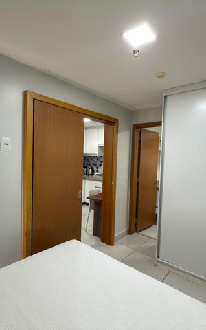 Apartamento para alugar com 33m², 1 quarto e 1 vaga