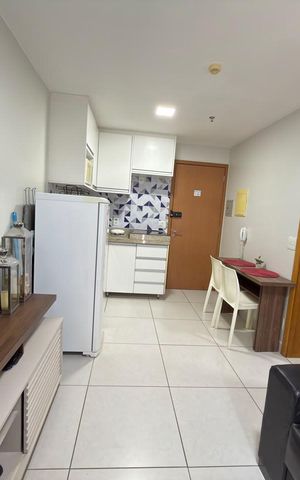 Apartamento para alugar com 33m², 1 quarto e 1 vaga