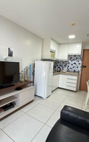 Apartamento para alugar com 33m², 1 quarto e 1 vaga
