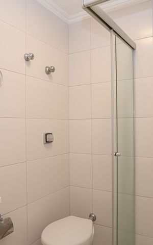 Apartamento para alugar com 35m², 1 quarto e 1 vaga Apartamento para alugar com 35m², 1 quarto e 1 vagaBanheiro