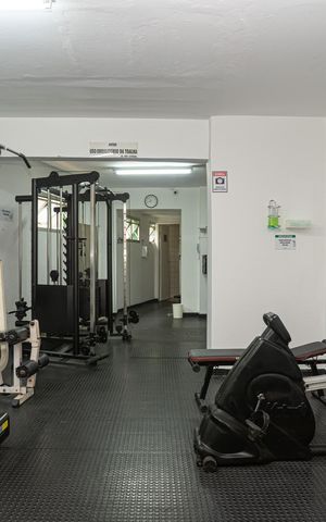Apartamento para alugar com 35m², 1 quarto e 1 vaga Apartamento para alugar com 35m², 1 quarto e 1 vagaÁrea comum - Academia
