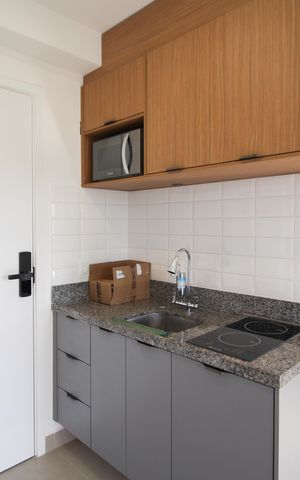 Apartamento para alugar com 27m², 1 quarto e sem vaga Apartamento para alugar com 27m², 1 quarto e sem vagaCozinha