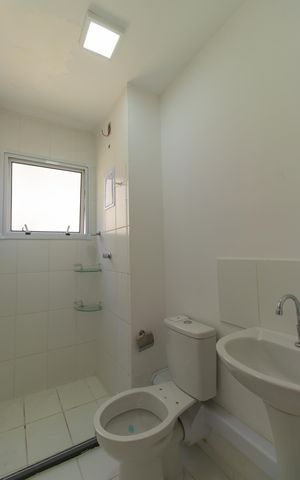 Apartamento para alugar com 45m², 2 quartos e 1 vaga Apartamento para alugar com 45m², 2 quartos e 1 vagaBanheiro