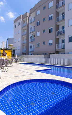 Apartamento para alugar com 45m², 2 quartos e 1 vaga Apartamento para alugar com 45m², 2 quartos e 1 vagaÁrea comum - Piscina infantil