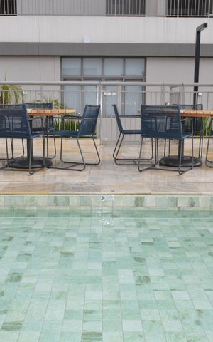 Apartamento à venda com 46m², 1 quarto e 2 vagasPiscina