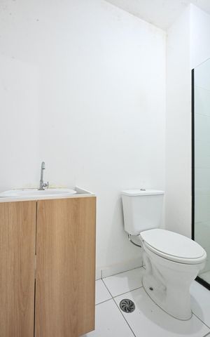 Apartamento para alugar com 28m², 1 quarto e sem vagaBanheiro da Suíte