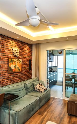 Apartamento para alugar com 65m², 2 quartos e 1 vagaSala
