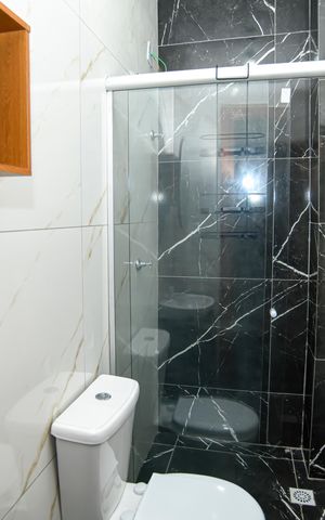 Apartamento para alugar com 33m², 1 quarto e sem vaga Apartamento para alugar com 33m², 1 quarto e sem vagaBanheiro