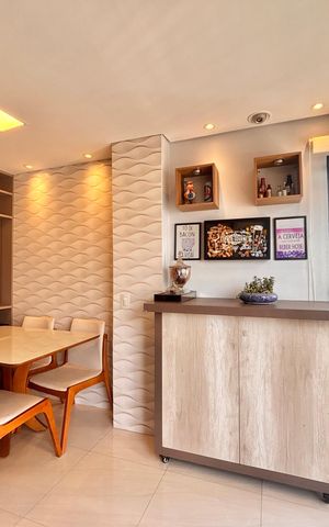 Apartamento à venda com 62m², 2 quartos e 1 vaga Apartamento à venda com 62m², 2 quartos e 1 vagaSala de Jantar