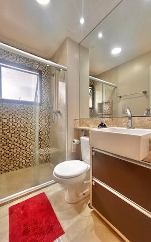 Apartamento à venda com 62m², 2 quartos e 1 vaga Apartamento à venda com 62m², 2 quartos e 1 vagaBanheiro suíte