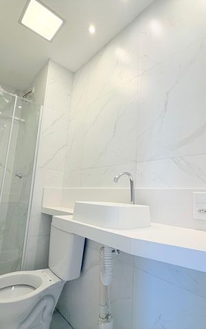 Apartamento para alugar com 32m², 2 quartos e sem vaga Apartamento para alugar com 32m², 2 quartos e sem vagaBanheiro