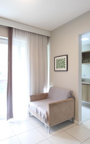 Studio para alugar com 40m², 1 quarto e 1 vagaSala