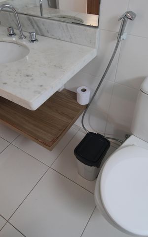Studio para alugar com 40m², 1 quarto e 1 vagaBanheiro da suíte