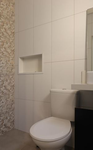 Apartamento para alugar com 110m², 2 quartos e 1 vagaBanheiro de Serviço