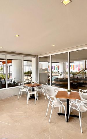 Apartamento para alugar com 28m², 1 quarto e sem vaga Apartamento para alugar com 28m², 1 quarto e sem vagaÁrea comum - Salão de festas