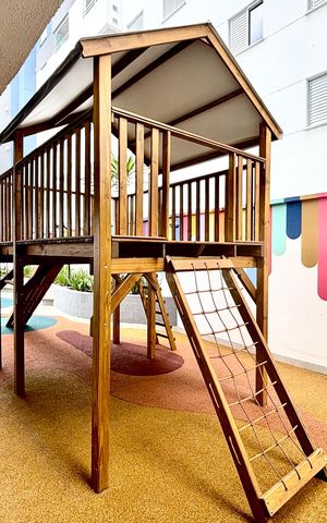 Apartamento para alugar com 28m², 1 quarto e sem vaga Apartamento para alugar com 28m², 1 quarto e sem vagaÁrea comum - Playground