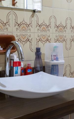 Casa para alugar com 75m², 2 quartos e 1 vagaBanheiro 1