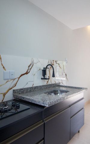 Studio para alugar com 28m², 1 quarto e sem vaga Studio para alugar com 28m², 1 quarto e sem vagaCozinha