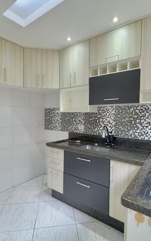 Casa de condomínio à venda com 81m², 3 quartos e 2 vagas Casa de condomínio à venda com 81m², 3 quartos e 2 vagasCozinha