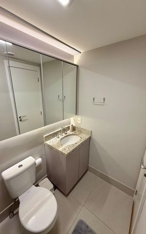 Apartamento à venda com 55m², 2 quartos e 1 vaga Apartamento à venda com 55m², 2 quartos e 1 vagaBanheiro 2