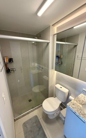 Apartamento à venda com 55m², 2 quartos e 1 vaga Apartamento à venda com 55m², 2 quartos e 1 vagaBanheiro 2