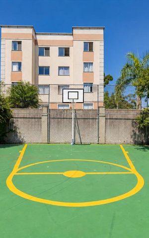 Apartamento à venda com 60m², 2 quartos e 1 vaga Apartamento à venda com 60m², 2 quartos e 1 vagaQuadra Poliesportiva