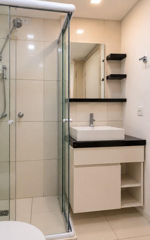 Apartamento à venda com 60m², 2 quartos e 1 vaga Apartamento à venda com 60m², 2 quartos e 1 vagaBanheiro