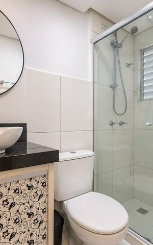 Apartamento à venda com 60m², 2 quartos e 1 vaga Apartamento à venda com 60m², 2 quartos e 1 vagaBanheiro