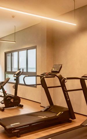 Apartamento para alugar com 29m², 1 quarto e sem vaga Apartamento para alugar com 29m², 1 quarto e sem vagaÁrea comum - Academia