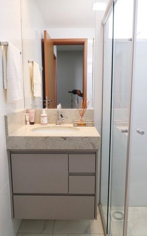 Apartamento para alugar com 62m², 2 quartos e 1 vaga Apartamento para alugar com 62m², 2 quartos e 1 vagaBanheiro Social