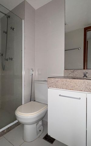 Apartamento para alugar com 107m², 2 quartos e 2 vagas Apartamento para alugar com 107m², 2 quartos e 2 vagasBanheiro Social