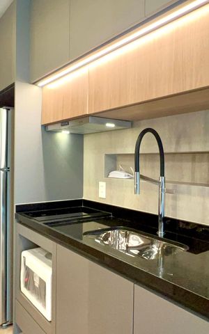 Studio para alugar com 24m², 1 quarto e sem vaga Studio para alugar com 24m², 1 quarto e sem vagaCozinha