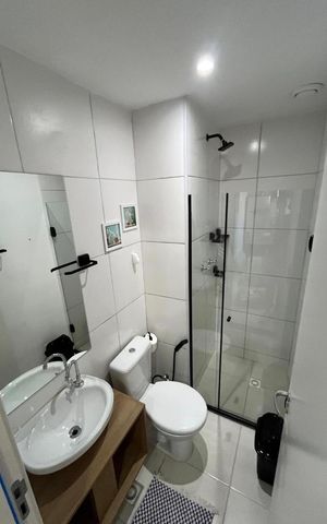 Apartamento para alugar com 44m², 2 quartos e sem vaga Apartamento para alugar com 44m², 2 quartos e sem vagaBanheiro