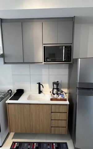 Apartamento para alugar com 44m², 2 quartos e sem vaga Apartamento para alugar com 44m², 2 quartos e sem vagaCozinha