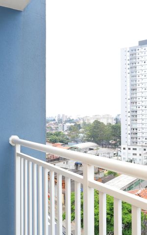 Apartamento à venda com 43m², 2 quartos e sem vagaQuarto 2 - Varanda