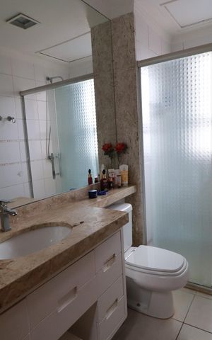 Apartamento para alugar com 137m², 3 quartos e 2 vagasBanheiro suite 3
