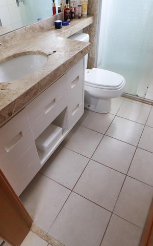 Apartamento para alugar com 137m², 3 quartos e 2 vagasBanheiro suite 3