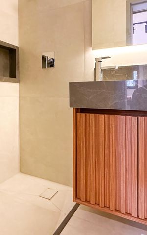 Apartamento à venda com 84m², 1 quarto e 1 vaga Apartamento à venda com 84m², 1 quarto e 1 vagaBanheiro da Suíte