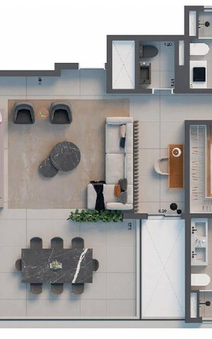 Apartamento à venda com 106m², 3 quartos e 2 vagas