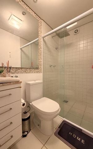 Apartamento à venda com 94m², 3 quartos e 2 vagasBanheiro da Suíte