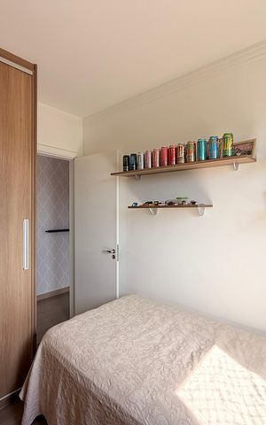 Apartamento à venda com 94m², 3 quartos e 2 vagasQuarto 1