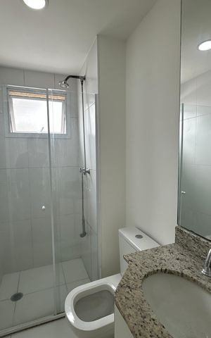 Apartamento para alugar com 76m², 3 quartos e 2 vagas Apartamento para alugar com 76m², 3 quartos e 2 vagasBanheiro Social