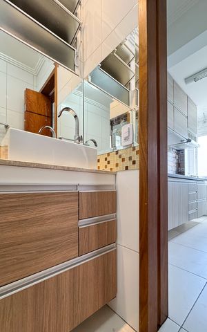 Apartamento para alugar com 44m², 1 quarto e 1 vaga Apartamento para alugar com 44m², 1 quarto e 1 vagaBanheiro Social