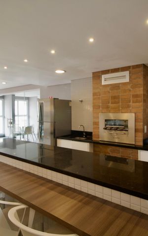 Apartamento para alugar com 25m², 1 quarto e sem vaga Apartamento para alugar com 25m², 1 quarto e sem vagaÁrea comum - Espaço Gourmet