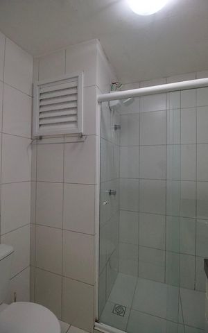 Apartamento para alugar com 25m², 1 quarto e sem vaga Apartamento para alugar com 25m², 1 quarto e sem vagaBanheiro