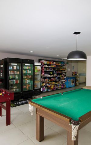 Apartamento para alugar com 25m², 1 quarto e sem vaga Apartamento para alugar com 25m², 1 quarto e sem vagaÁrea comum - Sala de Jogos