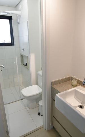 Studio para alugar com 47m², 1 quarto e 1 vagaBanheiro