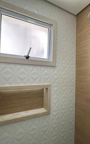 Apartamento para alugar com 71m², 3 quartos e 1 vaga Apartamento para alugar com 71m², 3 quartos e 1 vagaBanheiro da Suíte