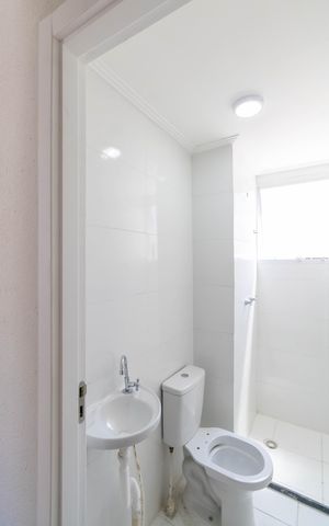 Apartamento à venda com 44m², 2 quartos e 1 vaga Apartamento à venda com 44m², 2 quartos e 1 vagaBanheiro